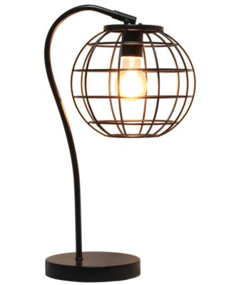 Lalia Home Arched Metal Cage Table Lamp