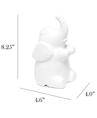 Porcelain Elephant Shaped Table Lamp