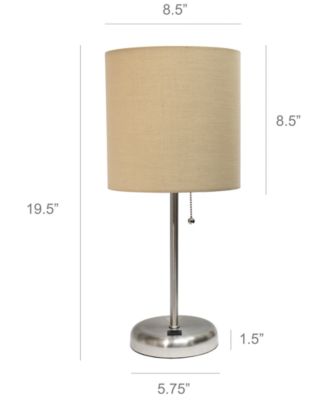 Stick Lamp with USB Charging Port