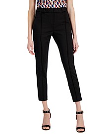 Women's Seamed-Front Ponte Pants 