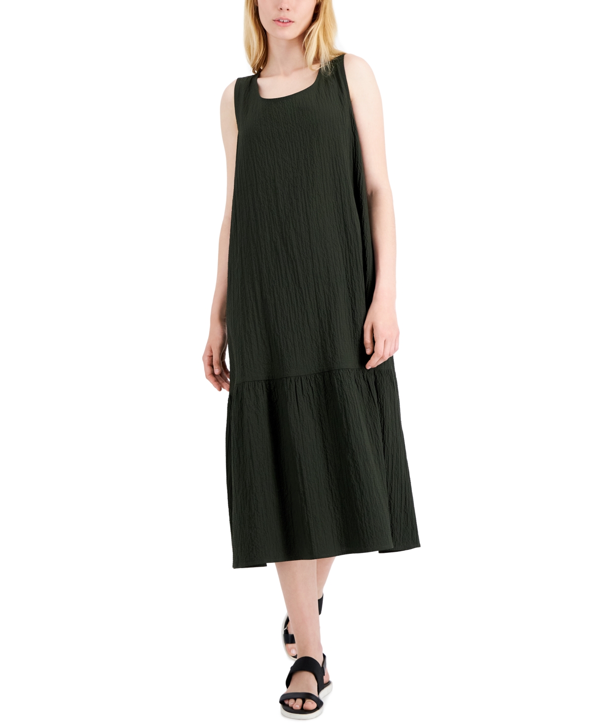 Eileen Fisher Women's Tiered Sleeveless Dress
