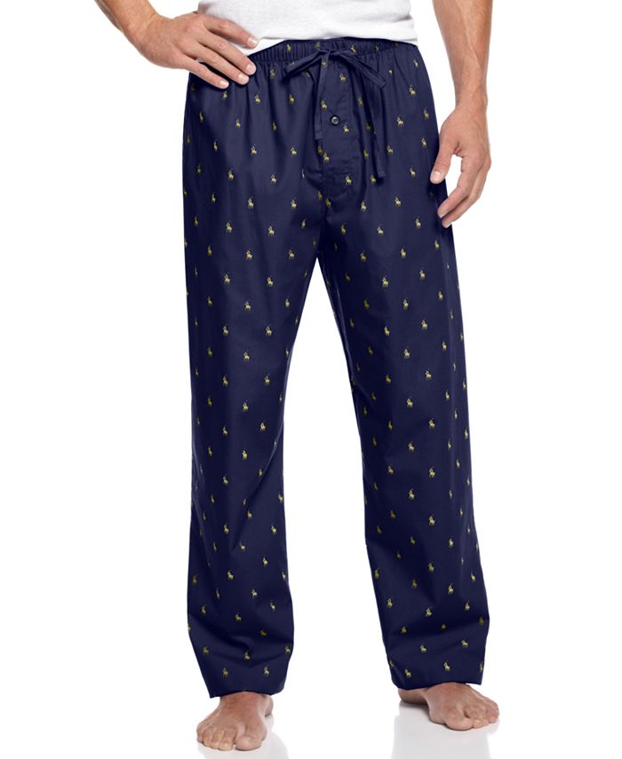 Polo Ralph Lauren Big & Tall Men's Printed Woven Pajama Pant & Reviews -  Pajamas & Robes - Men - Macy's