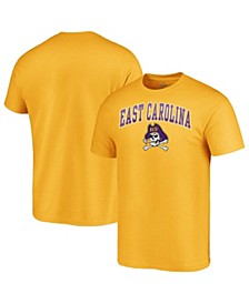 Men's Branded Gold East Carolina Pirates Campus T-shirt
