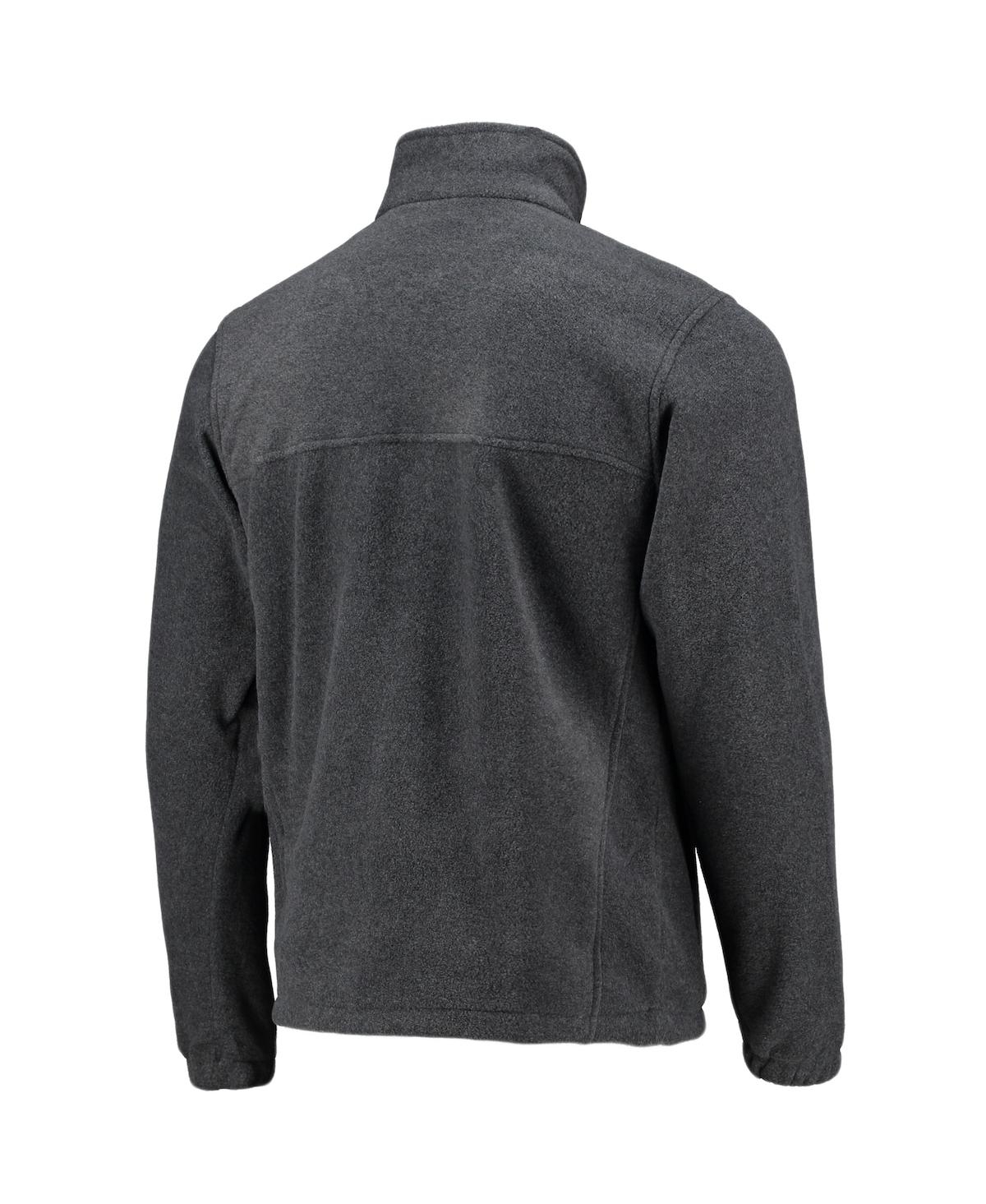 Shop Columbia Men's  Dallas Mavericks Heathered Charcoal Flanker Full-zip Jacket