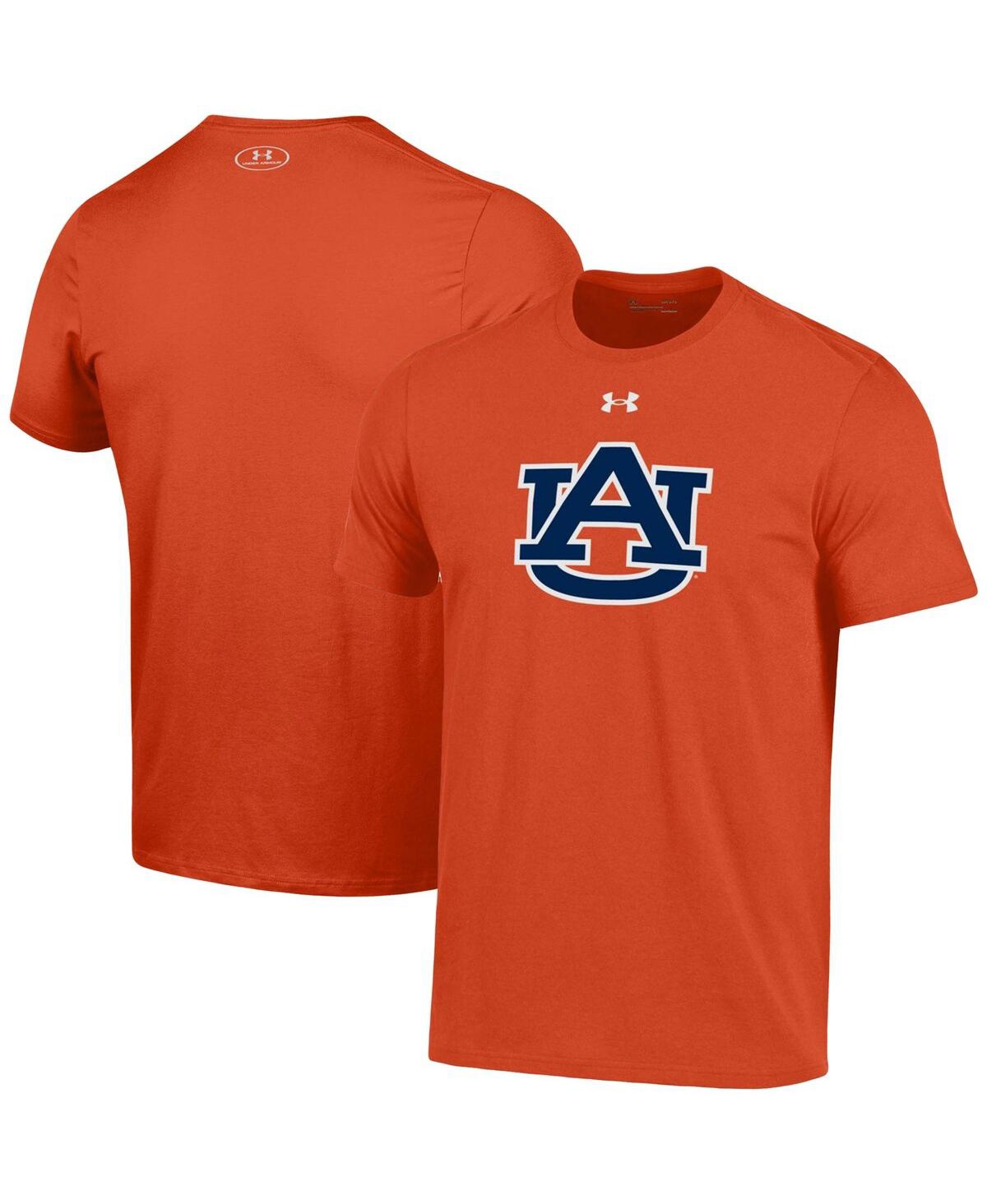 Shop Under Armour Men's  Orange Auburn Tigers School Logo Performance Cotton T-shirt