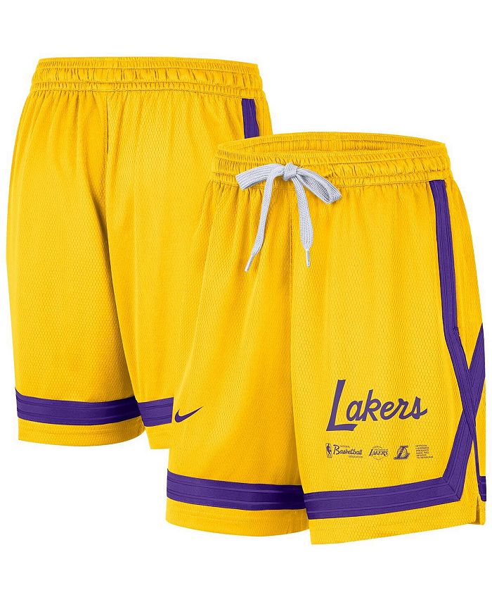 Nike Women's Gold Los Angeles Lakers Crossover Performance Shorts - Macy's