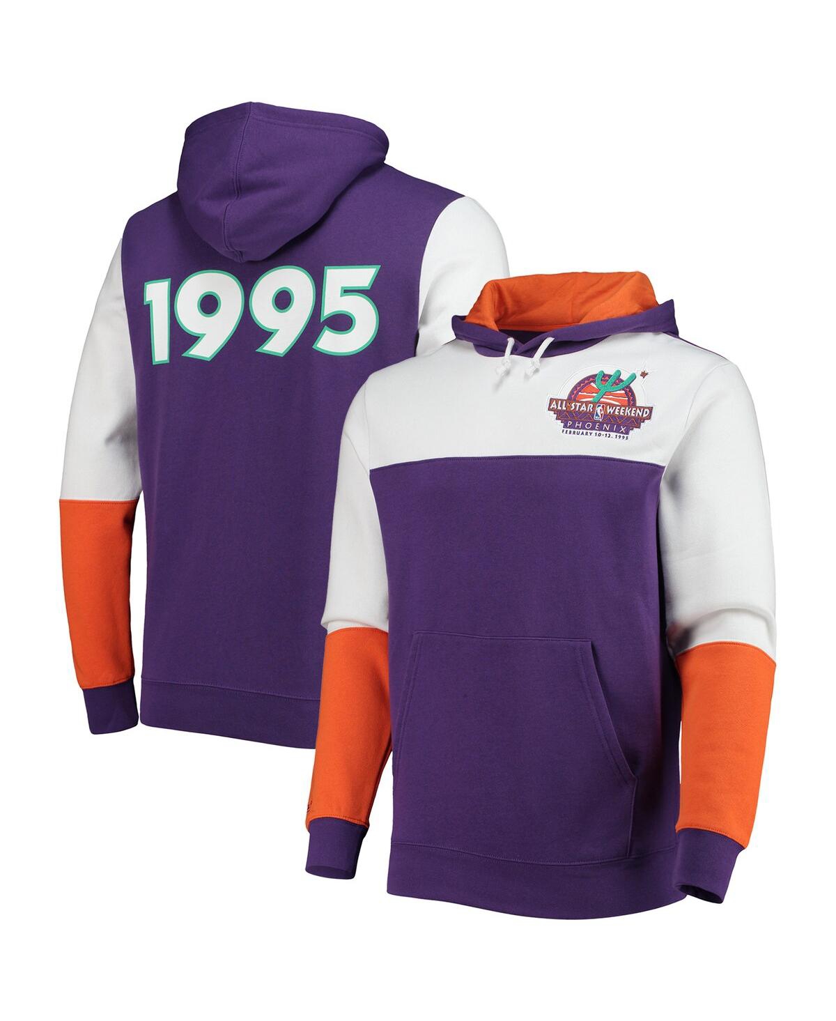 Milwaukee Bucks Hoodie  Mitchell & Ness Purple Retro Classic NBA Hooded  Sweatshirt