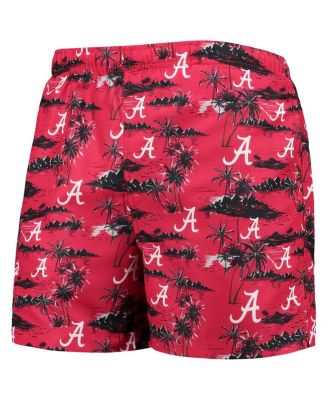 Men's Crimson Alabama Crimson Tide Island Palm Swim Trunks