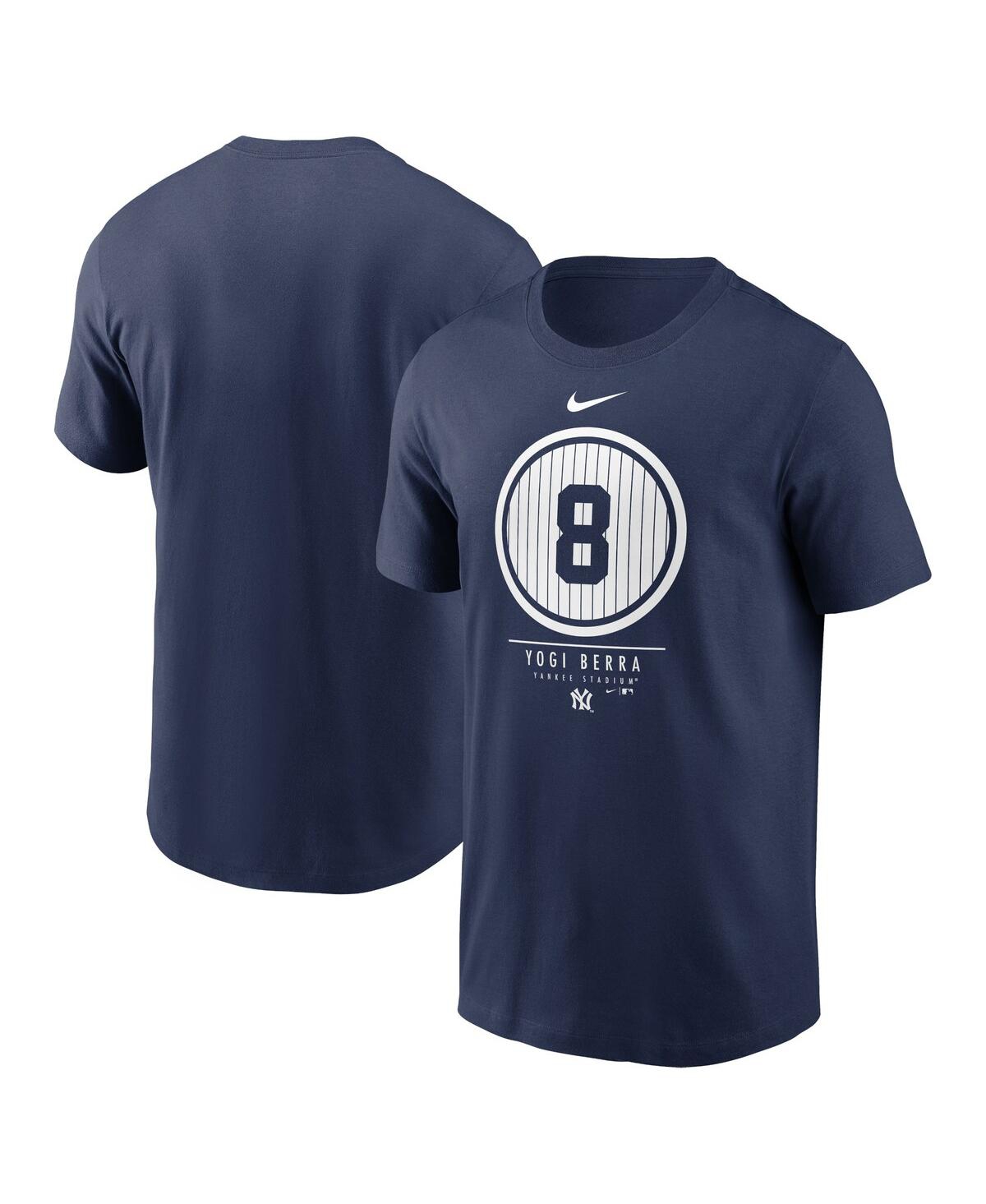 Nike Men's  Yogi Berra Navy New York Yankees Locker Room T-shirt In Navy