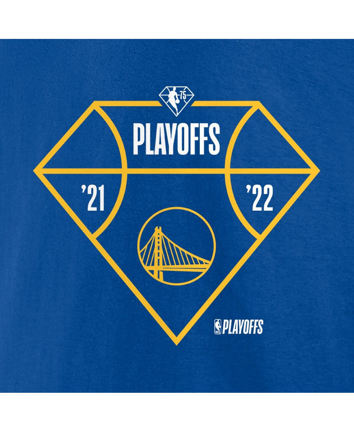 Fanatics Branded Royal Golden State Warriors 2022 Nba Playoffs Diamond Tip Off T-shirt In Royal