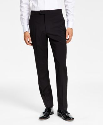 Men's Slim-Fit Infinite Stretch Black Tuxedo Pants - CLOSE OUT!