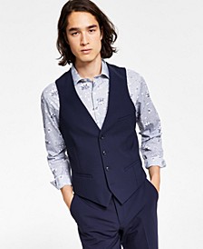Men's Slim-Fit Wool Suit Vest, Created for Macy's 