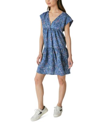 Women's Floral-Print Mini Dress