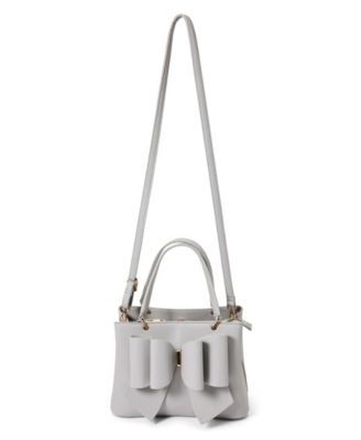 Women's Jenna Triple Compartment Bowtie Satchel Bag