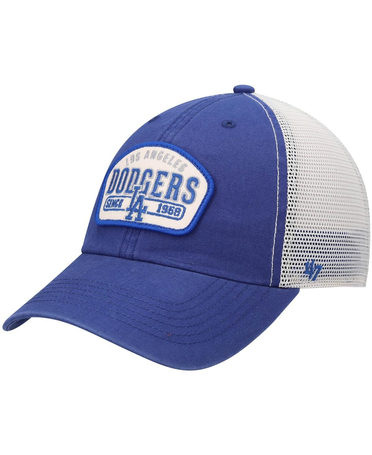 47 Brand Men's '47 Royal Los Angeles Dodgers Penwald Clean Up Trucker Snapback Hat