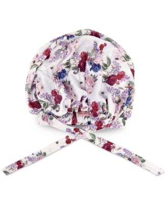 New?Anthropologie--Bridgerton Floral-Print Adjustable Satin Bonnet Kitsch Bridgerton Floral-Print Adjustable Satin Bonnet - Macy main image 3