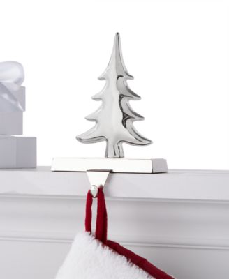 Holiday Lane - Black & White 7" Tree Stocking Holder