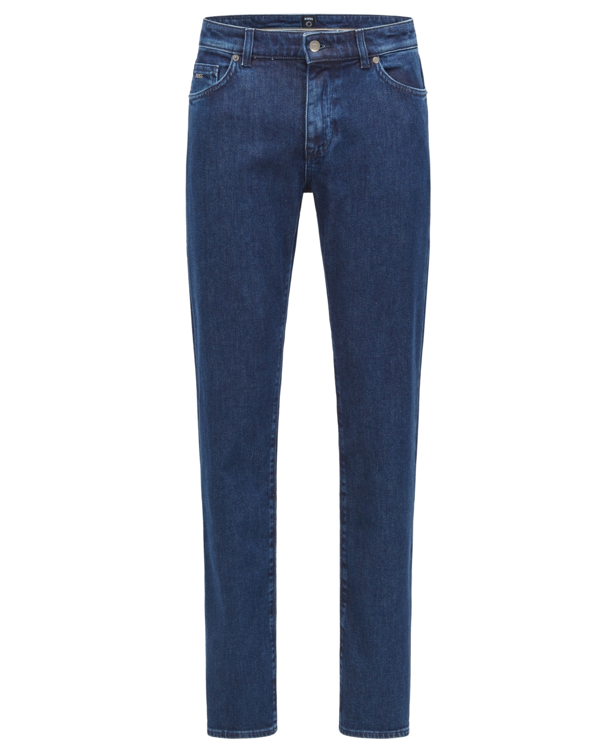 Shop Hugo Boss Boss By  Men's Regular-fit Jeans In Bright Blue