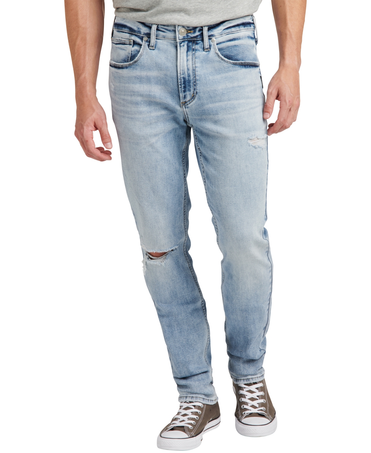 Shop Silver Jeans Co. Men's Kenaston Slim Fit Slim Leg Jeans In Indigo