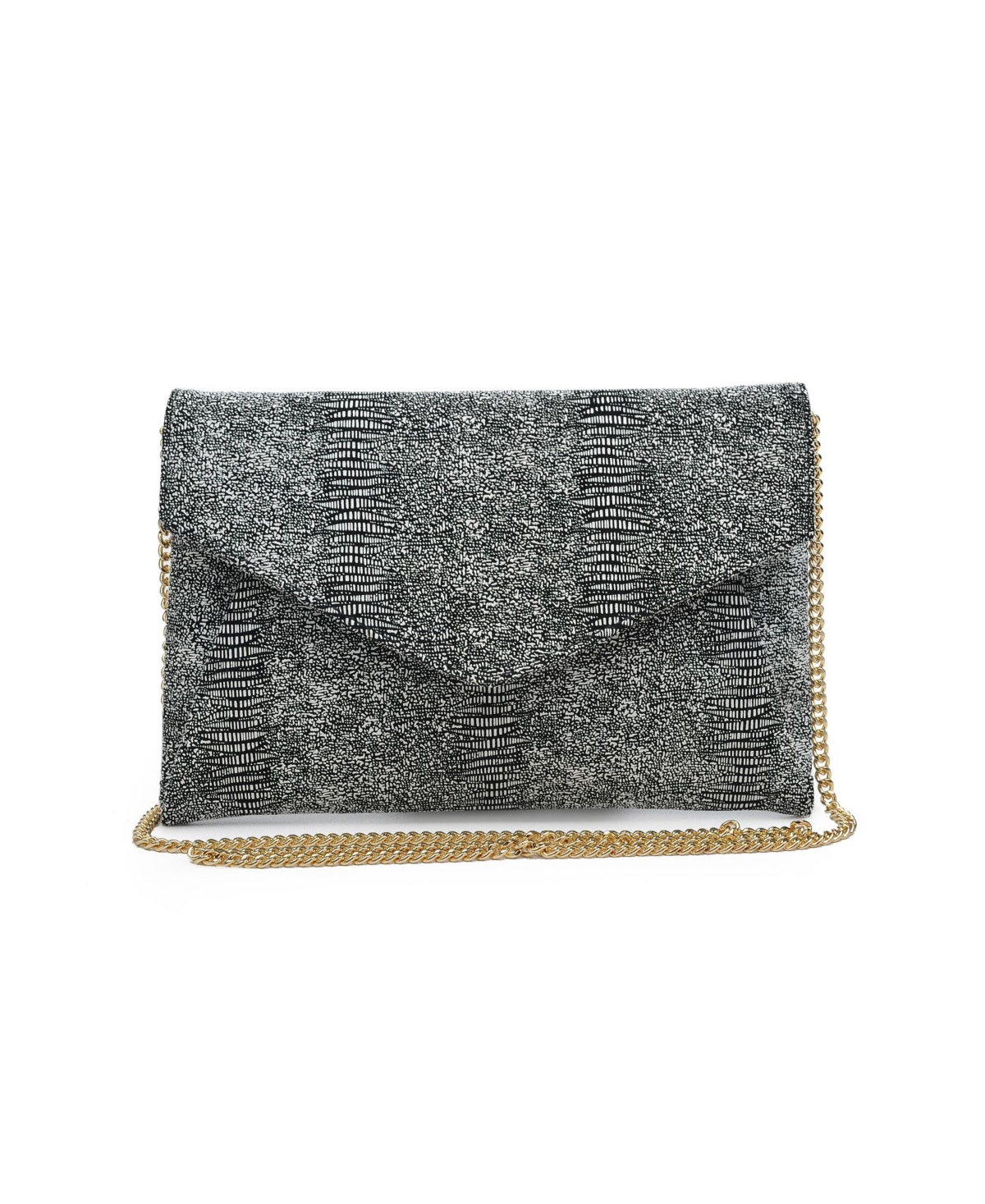 Moda Luxe” Ladies Black Clutch Purse/Envelope Style Handbag