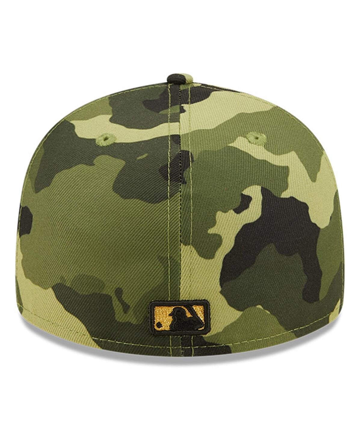Shop New Era Men's  Camo Oakland Athletics 2022 Armed Forces Day On-field Low Profile 59fifty Hat