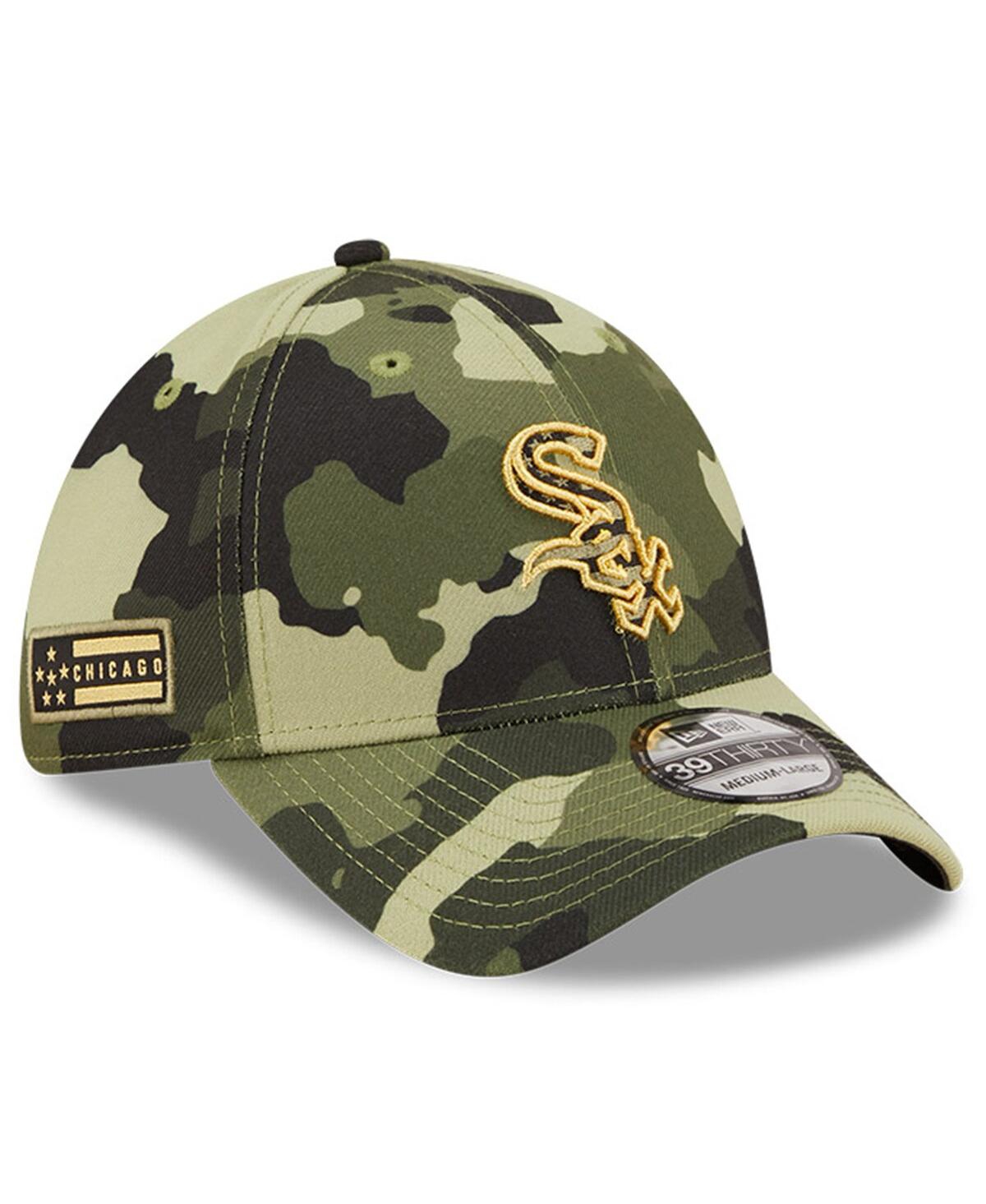 Shop New Era Men's  Camo Chicago White Sox 2022 Armed Forces Day 39thirty Flex Hat