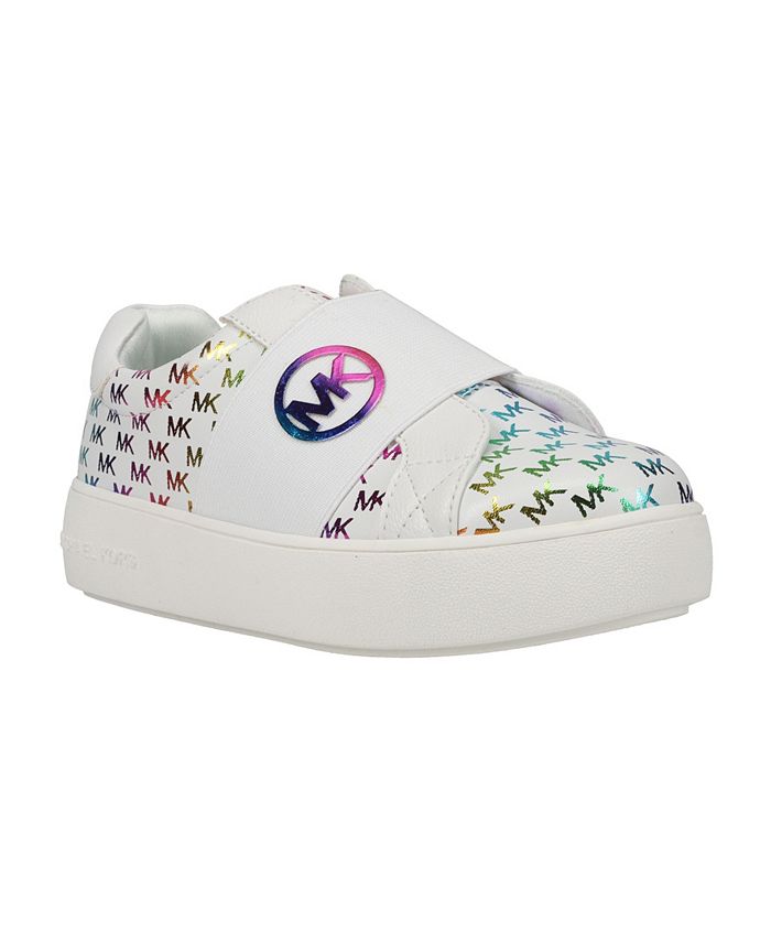 Michael Kors Little Girls Rosaleen Rainbow Logo Sneakers & Reviews - All  Kids' Shoes - Kids - Macy's