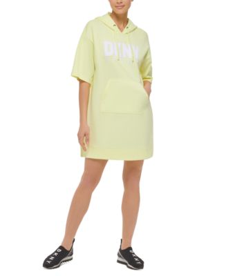 DKNY Sport Women s Logo Hoodie Dress Macy s