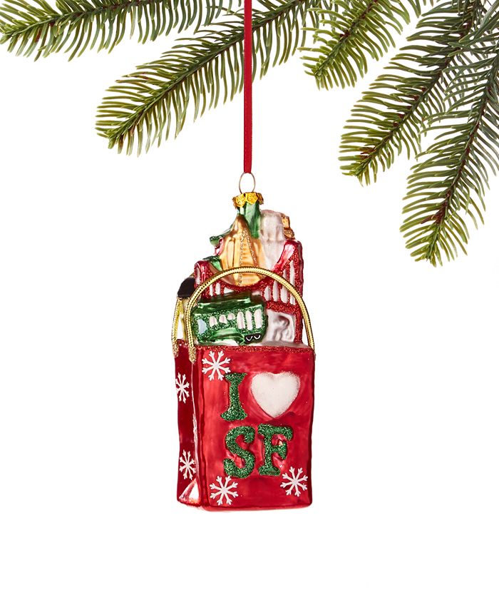 Holiday Lane San Francisco Landmarks Shopping Bag Ornament, Created for