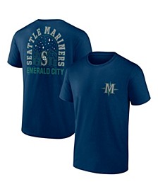 Men's Branded Navy Seattle Mariners Iconic Bring It T-shirt