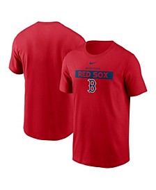 Men's Red Boston Red Sox Team T-shirt