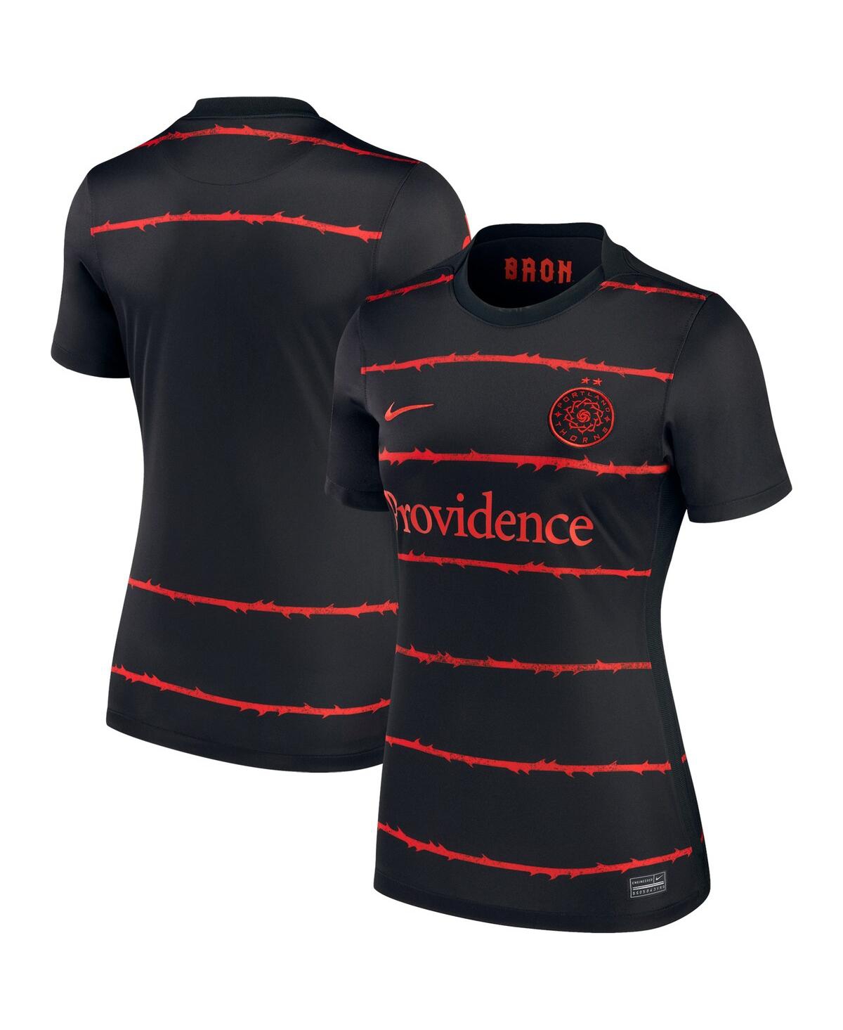 Women's NikePortland Thorns Fc 2021/22 Home Replica Jersey - Black