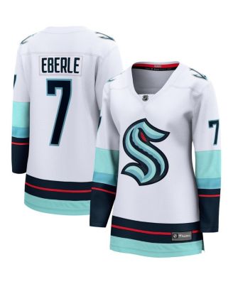 Women's Jordan Eberle White Seattle Kraken Away Premier Breakaway Player Jersey