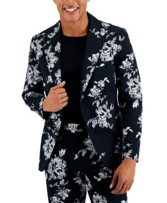 mens floral suit jacket