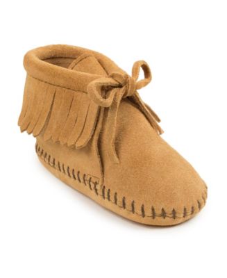 Minnetonka Toddler Boys and Girls Suede Fringe Booties - Macy's