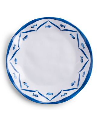 Melamine Sardinia 10.5" Dinner Plates, Set of 4