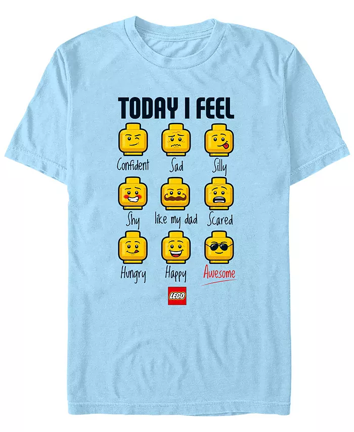 Men's Lego Iconic Expressions of Lego Guy Short Sleeve T-shirt