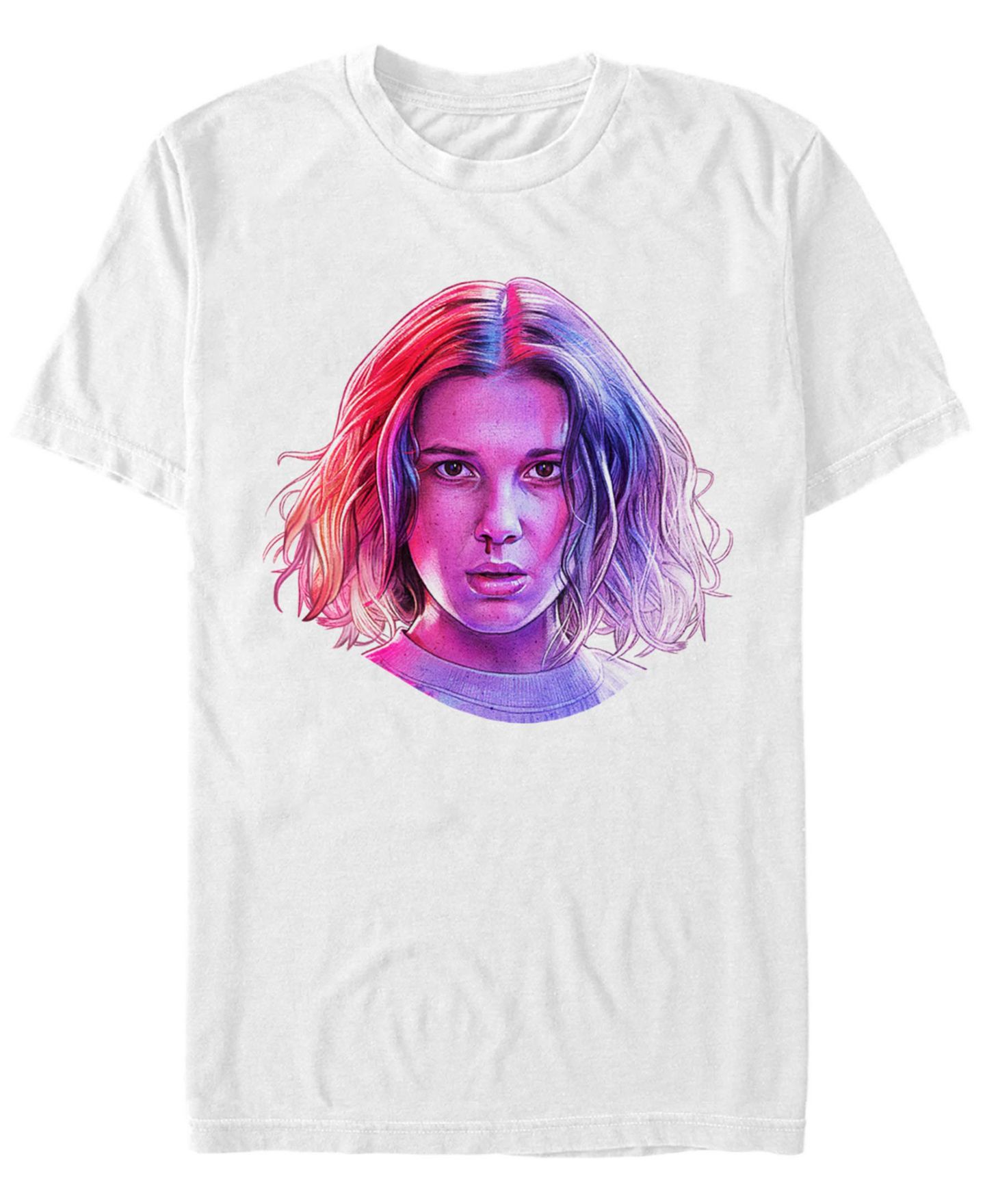 Мужская футболка Fifth Sun Stranger Things Eleven Big Face Short Sleeve, цвет: Белый — фото 1
