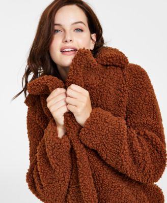 teddy bear coat macys