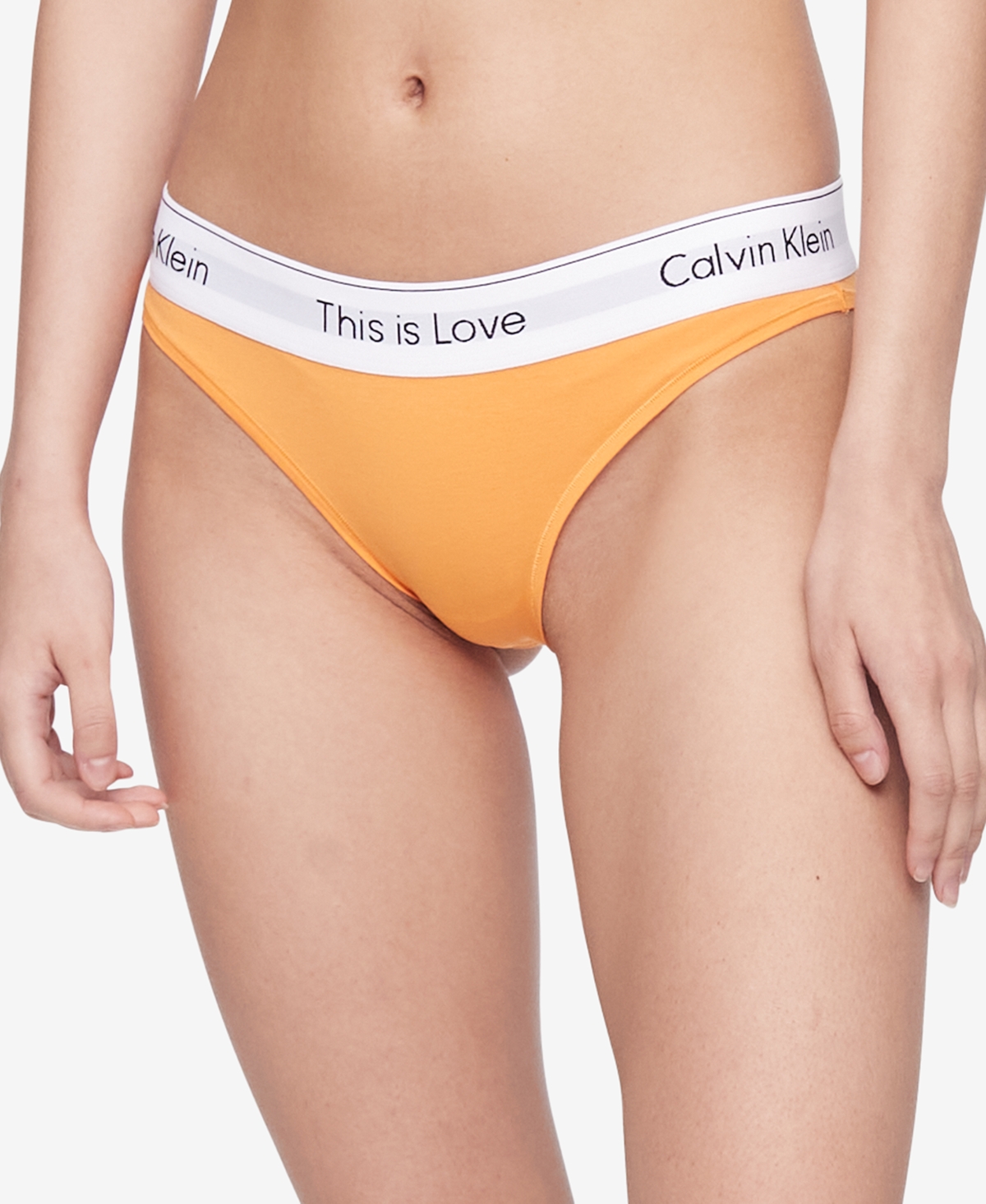 Calvin Klein Women's Ideal Stretch Micro String Thong Underwear