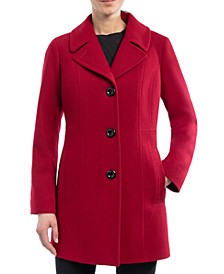 Women's Single-Breasted Peacoat, Created for Macy's