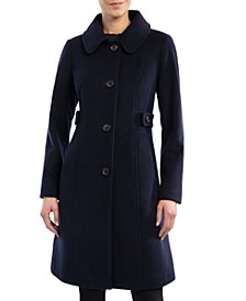 Women's Club-Collar Walker Coat