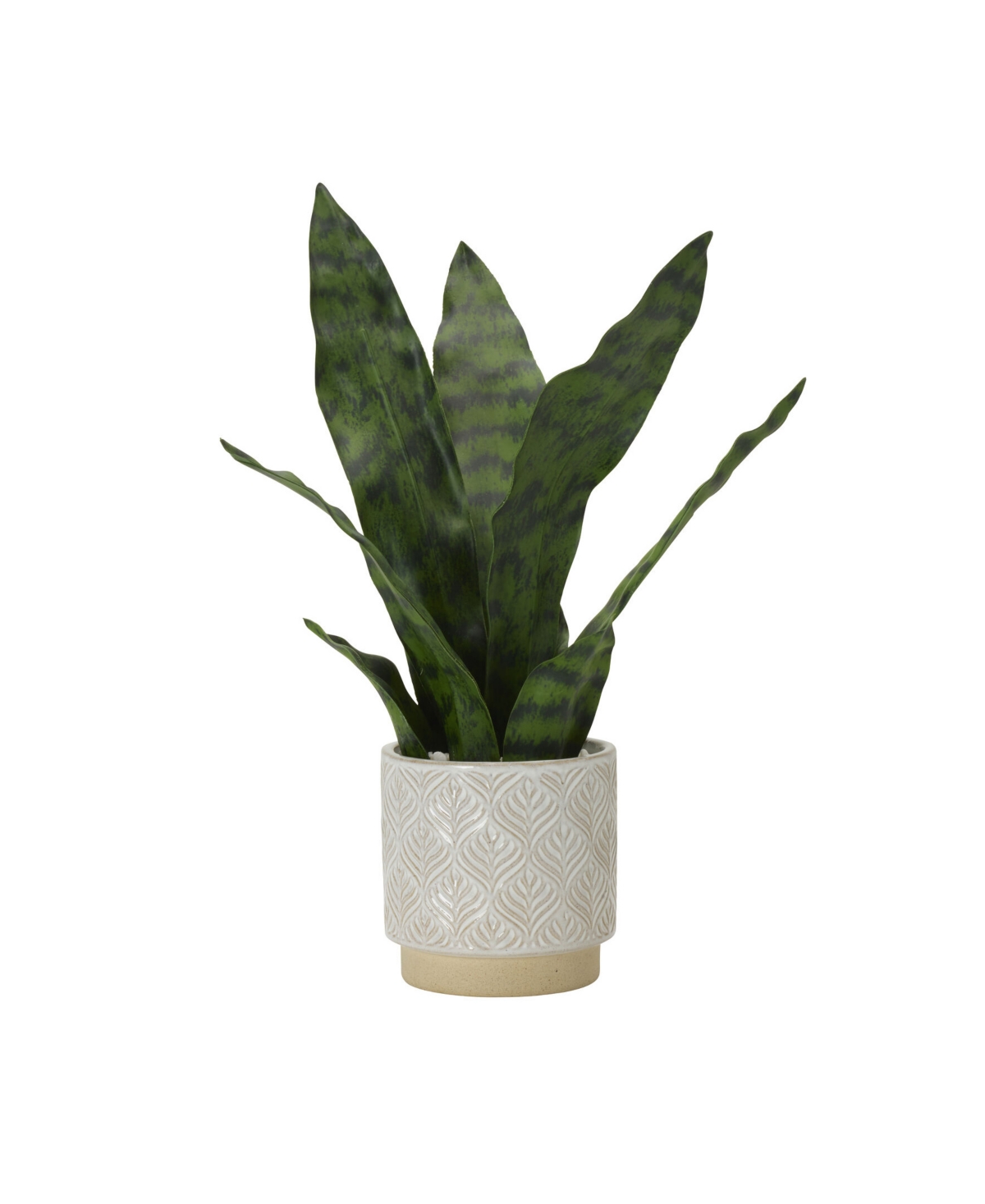 Elements Plastic Aloe Plant in Ceramic Pot, 13