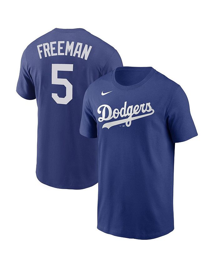 Lids Freddie Freeman Los Angeles Dodgers Nike Player Name & Number T-Shirt