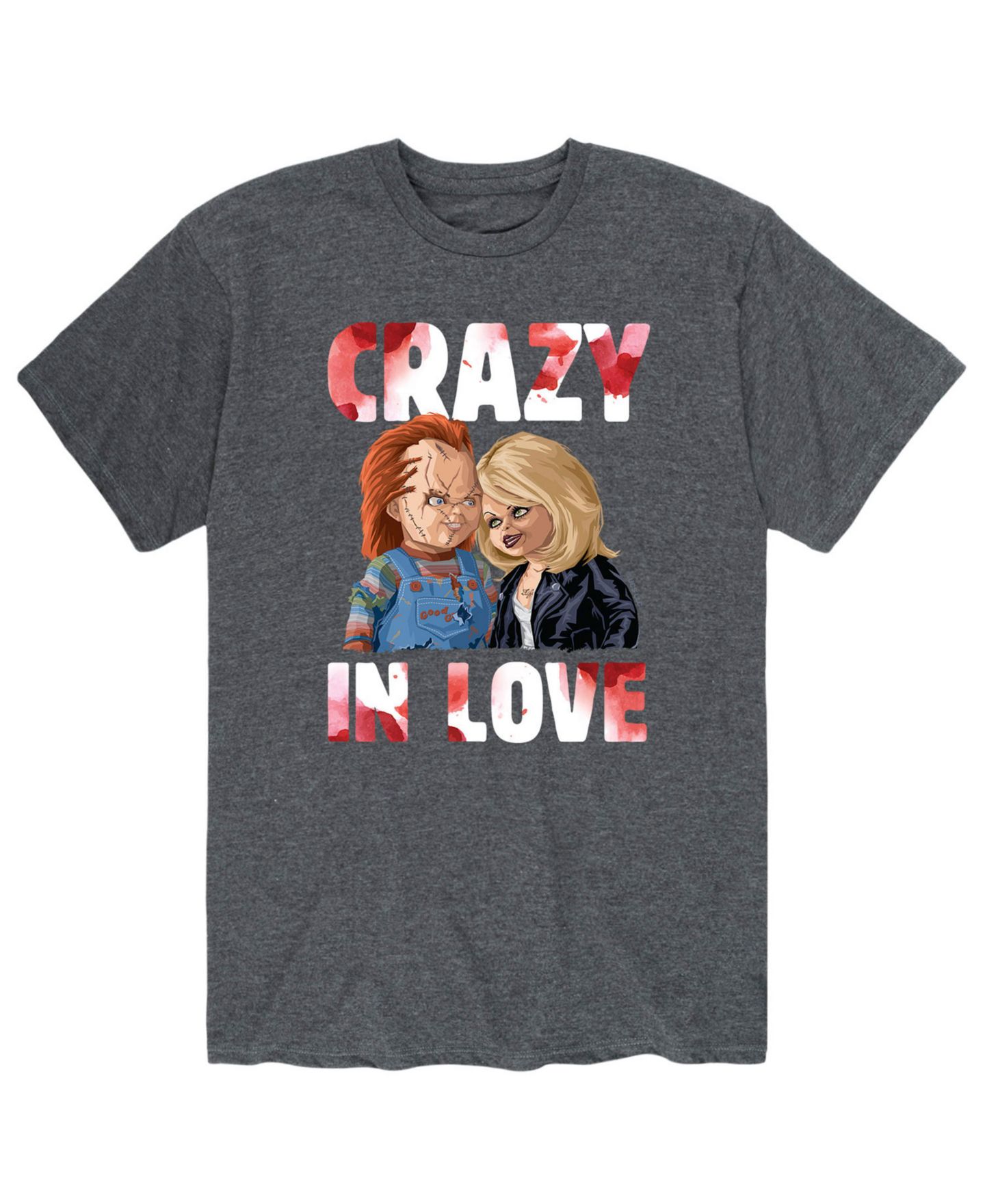 Мужская футболка AIRWAVES Chucky Crazy in Love, цвет: Серый — фото 1