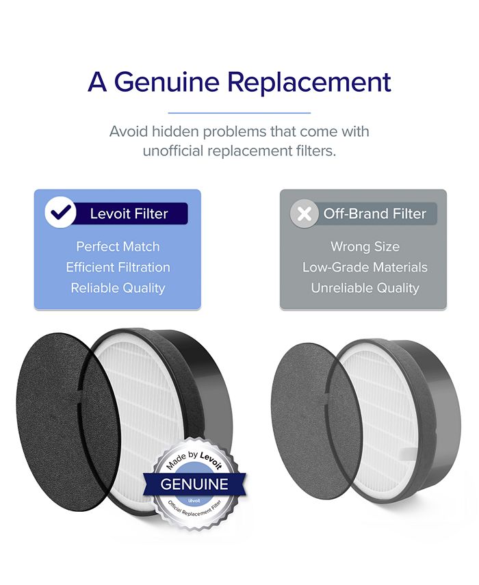 Levoit 2Pk. Replacement Filter for LVH132 Macy's
