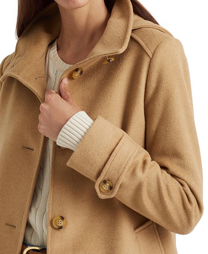 Lauren Ralph Lauren Women's Hooded Walker Coat, Created for Macy's