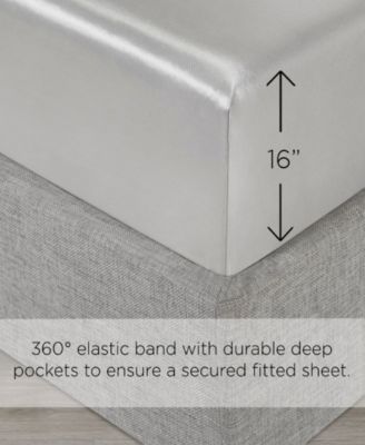 Satin 4-Pc. Sheet Set, Full