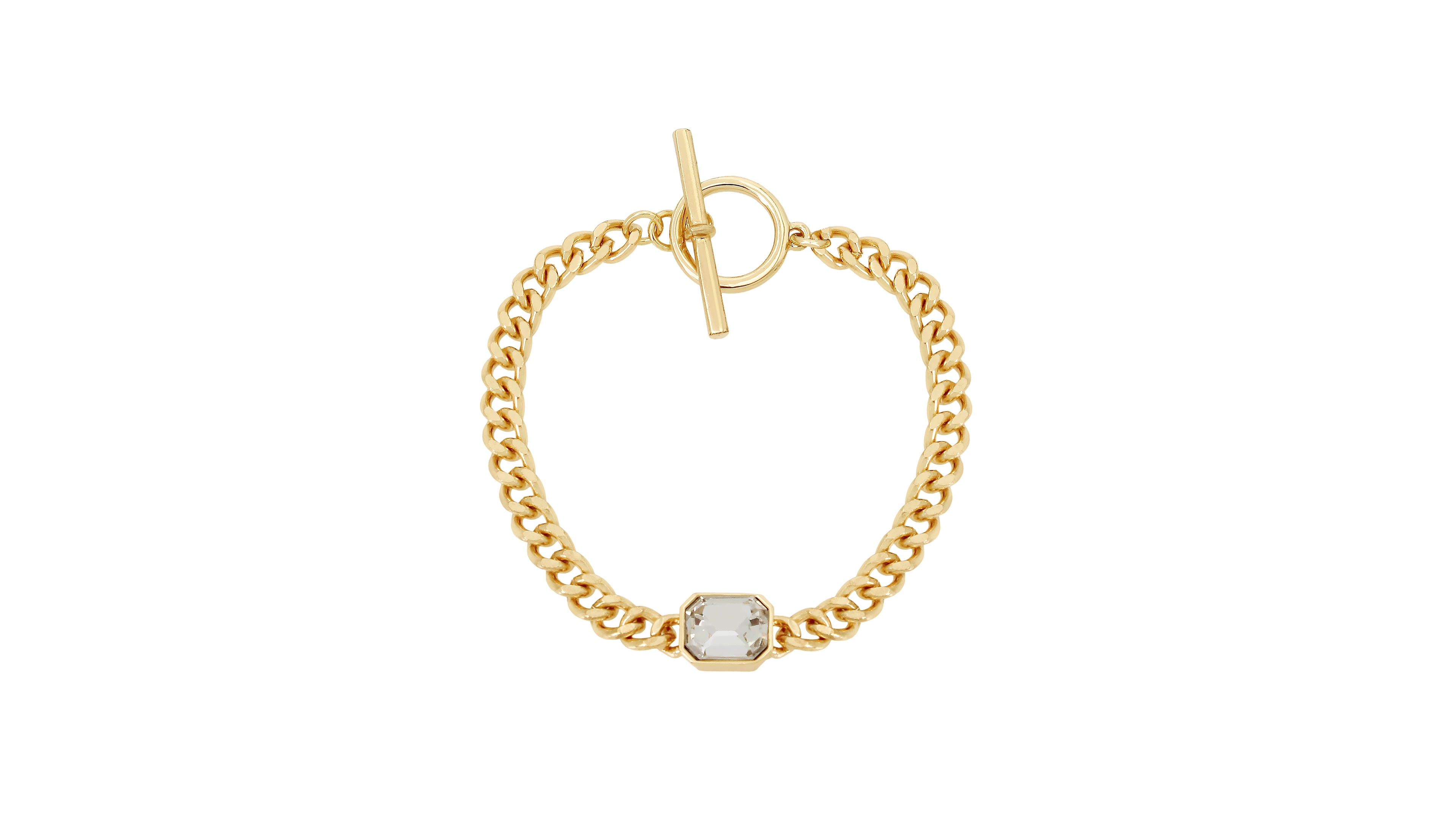 Steve Madden Women's Stone Link Bracelet