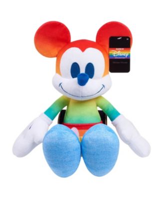 Disney CLOSEOUT! Pride Mickey Large Plush with Rainbow Shorts Macy's